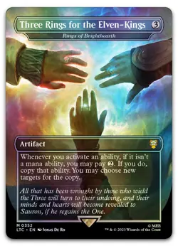 Three Rings for the Elven-Kings - Rings of Brighthearth (Foil) NM Lord of the Ri - Image 1