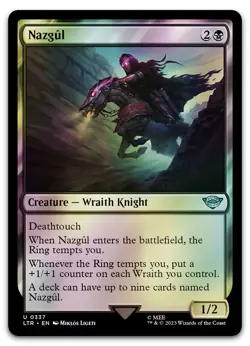 Nazgul (0337) #337 (Foil) (NM) Lord of the Rings LTR Magic MTG - Image 1