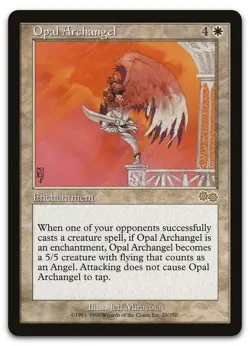 Opal Archangel #23 (NM) Urza's Saga USG Magic MTG - Image 1