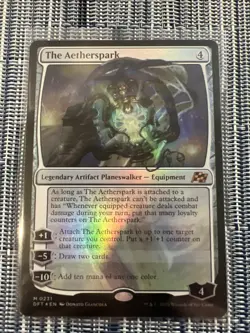 The Aetherspark - Aetherdrift - Foil - NM - PACK FRESH - MTG - Image 1