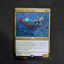 Thrasios, Triton Hero x1 FOIL - Commander 2016 C16 MTG - Image 1