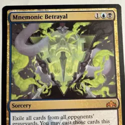 Mnuemonic Betrayal Magic The Gathering 189/259 Guilds Of RAVNICA Mythic NM - Image 3