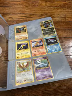 Pokemon Card Japanese Neo Genesis Premium File 1 2 3 Folder Set Vintage - Image 4