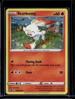 Scorbunny SWSH244 / Cosmos Holo SW&SH Black Star Promo 2022 (NM) / Pokemon TCG - Image 1