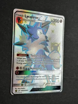 Lycanroc GX SV67/SV94 Hidden Fates Full Art Shiny Vault Pokemon TCG NM/MINT - Image 4