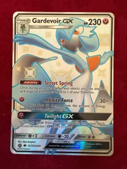 Pokemon TCG Gardevoir GX Full Art SV75/SV94, Hidden Fates: Shiny Vault (NM) - Image 1