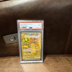 Pokemon Pikachu ex 179/131 Sv: Prismatic Evolutions Hyper Rare Holo PSA 9 2025 - Image 1