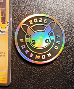 Pokemon TCG Pikachu 051/162 Cosmos, Pokemon Day 2026 + 30th Year Pikachu Coin - Image 3