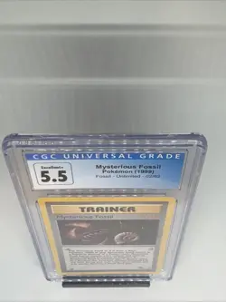 Pokemon - Fossil - Mysterious Fossil 62/62 - CGC 5.5 GRADED - EXCELLENT - 1999 - Image 3