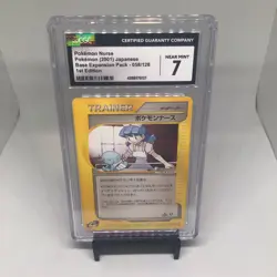 Pokemon Nurse - 2001 Japanese Base Expansion 1st Edition #058 - CGC 7 Near Mint - Image 2