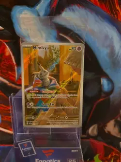 Pokemon TCG: Mimikyu SVP 075 Black Star Promo Holo English Sealed New - Image 1