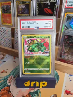 Radiant Venusaur 004/078 Pokemon GO Holo - PSA 10 - Image 1