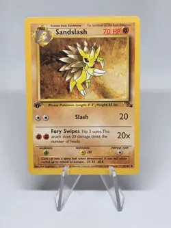 Pokemon TCG - SANDSLASH - 1ST EDITION - 41/62 - WOTC FOSSIL 1999 - VINTAGE - Image 1