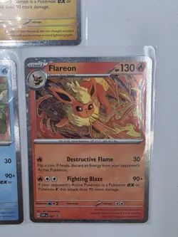 Pokemon Black Star Promo - Flareon Vaporeon Jolteon SVP 167 168 169 Cosmos Holo - Image 4