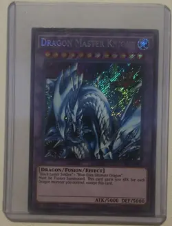 Yu-Gi-Oh! Dragon Master Knight LCKC-EN065 1st Edition Secret Rare Holo - Image 1