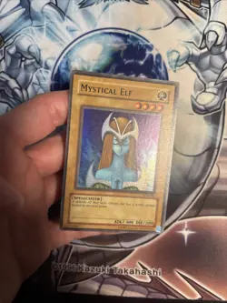 (WNU) Yugioh - Mystical Elf - Super Rare - Unlimited - LOB-062 - LP - Image 3