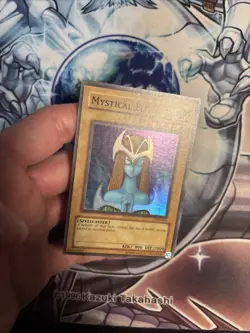 (WNU) Yugioh - Mystical Elf - Super Rare - Unlimited - LOB-062 - LP - Image 4