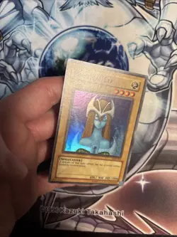 (WNU) Yugioh - Mystical Elf - Super Rare - Unlimited - LOB-062 - LP - Image 5