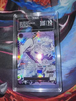 TAG 10 GEM MINT English One Piece 2025 Gum-Gum Giant OP09-078 Alternate Art - Image 2