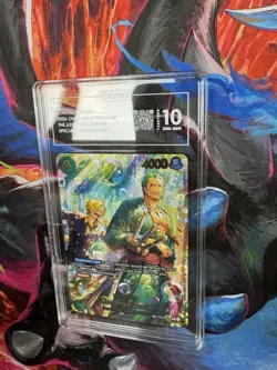 2026 ONE PIECE THE AZURE SEA'S SEVEN SPECIAL ALT ART #006 RORONOA ZORO TAG 10 - Image 2