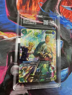 2026 ONE PIECE THE AZURE SEA'S SEVEN SPECIAL ALT ART #006 RORONOA ZORO TAG 10 - Image 3
