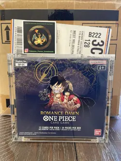 One Piece OP-01 Romance Dawn English BLUE Bottom Booster Box 1st Wave November! - Image 1