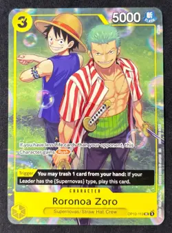 Roronoa Zoro (Learn Together Deck Set - Set Sail Event) - OP10-113 - UC NM-Mi - Image 1