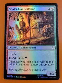 1x Spider Manifestation | FOIL | Spider-Man | MTG Magic Cards - Image 3