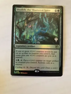 1x MTG Ozolith, the Shattered Spire March of the Machines Promo Pack NM Foil - Image 1