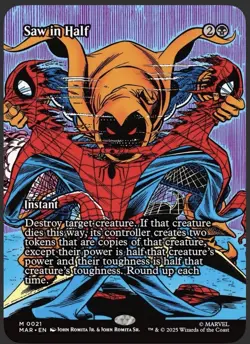 Saw in Half (Borderless) Marvel Universe Eternal-Legal Regular - Image 1