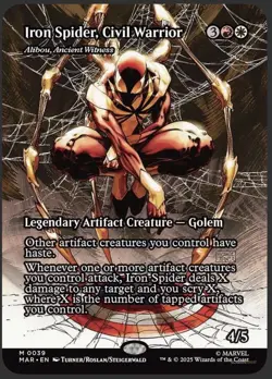 Iron Spider, Civil Warrior - Alibou, Ancient Witness (Borderless) Marvel Regular - Image 1