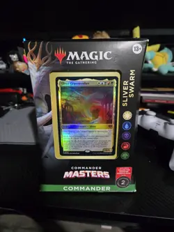 Magic the Gathering Sliver Swarm Commander Deck Commander Masters Ships Same Day - Image 1