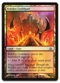 Rakdos Guildgate #154 (Foil) (NM) Dragon's Maze DGM Magic MTG - Image 1