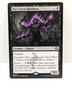 Tarkir: Dragonstorm - Rot-Curse Rakshasa - Regular - Mythic - Creature - Tdm 87 - Image 1