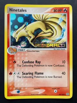 Pokemon Ninetales EX Emerald Stamped Reverse Holo Rare 38/106 2005 - Image 1