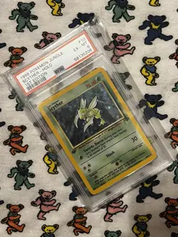 1999 POKEMON JUNGLE SCYTHER - HOLO 1ST EDITION EX-MT 6 - Image 1
