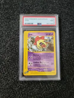 Pokemon Aquapolis Set Regular Finish Jynx eReader 18/147 - PSA 9! PK634 - Image 1