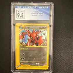 Pokemon Cards: Aquapolis Rare: Scizor 32/147 Cgc 9.5 Pop 1 - Image 1