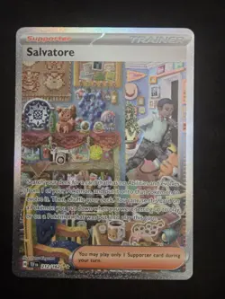 Pokemon TCG Salvatore 212/162 Special Illustration Rare Temporal Forces NM/M - Image 1