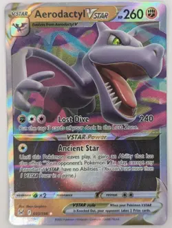 Aerodactyl VSTAR 093/196 Pokemon TCG Sword & Shield Lost Origin Ultra Rare NM - Image 1