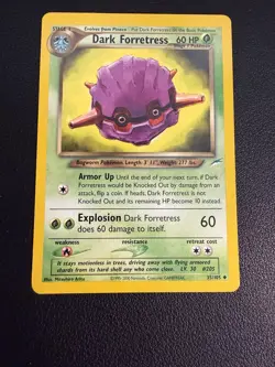 Pokemon TCG Dark Forretress Neo Destiny Card 35/105 Unlimited Uncommon - Image 1