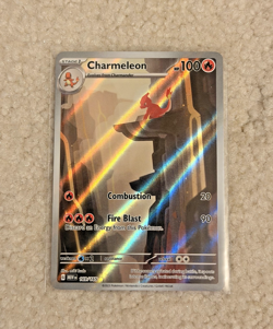TCG Pokemon SIR Charmeleon 169/165 Sv: Scarlet & Violet 151 Holo MINT! - Image 1