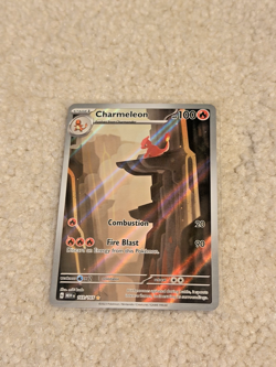 TCG Pokemon SIR Charmeleon 169/165 Sv: Scarlet & Violet 151 Holo MINT! - Image 2