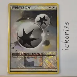 Pokemon Double Colorless Energy Promo Reverse Holo 103/123 League 2010 - Image 1