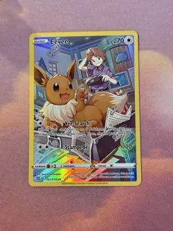 Pokemon TCG Eevee TG11/TG30 Brilliant Stars Trainer Gallery NM - Image 1
