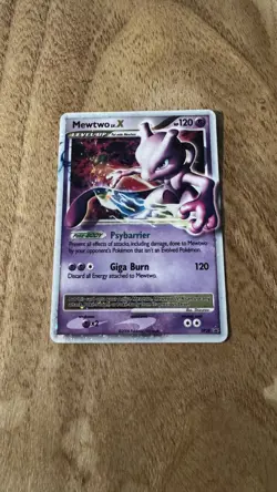 Pokemon TCG Vintage Mewtwo LV.X Black Star Promo DP28 Holo - Image 1