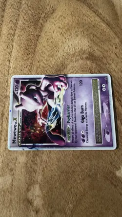 Pokemon TCG Vintage Mewtwo LV.X Black Star Promo DP28 Holo - Image 2