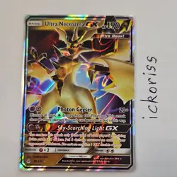 Pokemon Ultra Necrozma GX Full Art Holo SM Forbidden Light 95/131 - Image 1