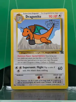 Dragonite 5 The First Movie Black Star Promo 1999 English Pokemon Mewtwo Strike - Image 1
