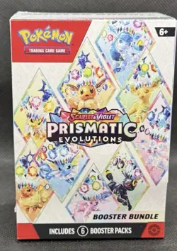 Pokemon TCG: Scarlet & Violet Prismatic Evolutions Sealed Booster Bundle Box - Image 1
